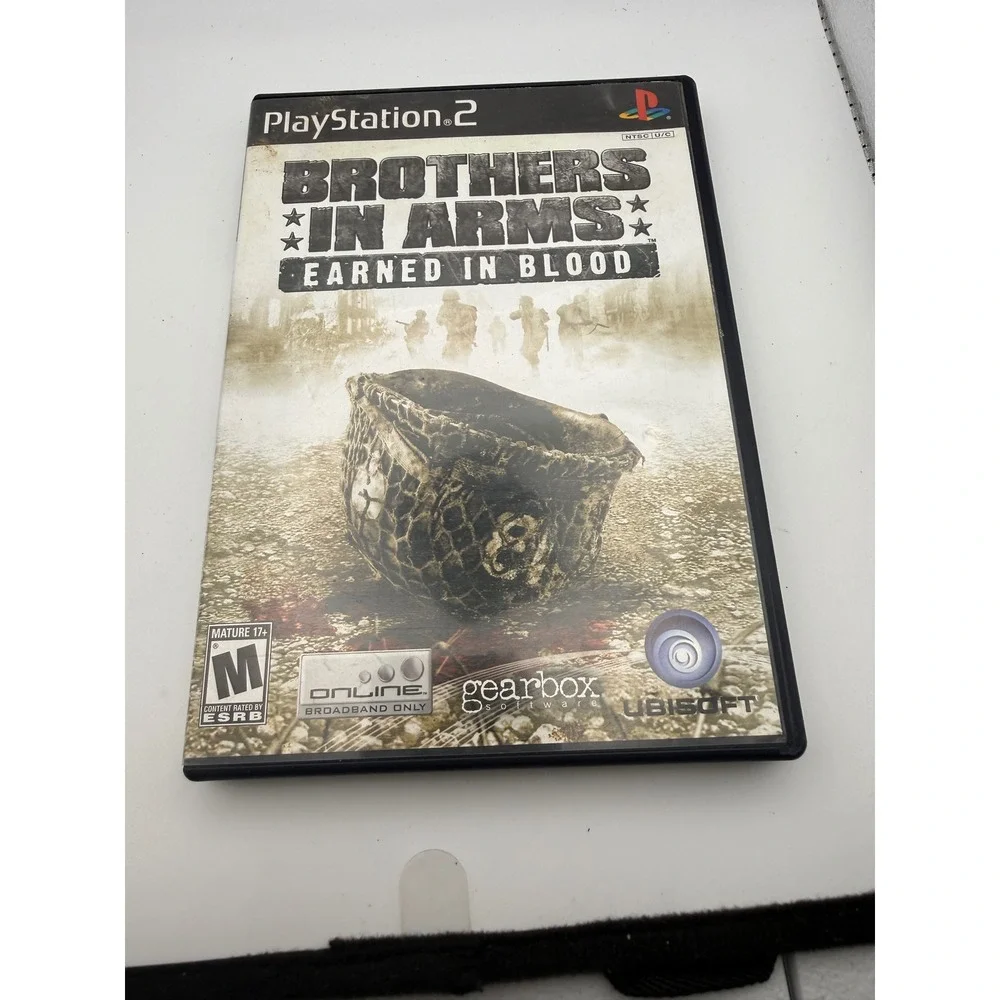 Brothers in Arms Earned in Blood Sony PlayStation 2 PS2 WWII Shooter Game Manual